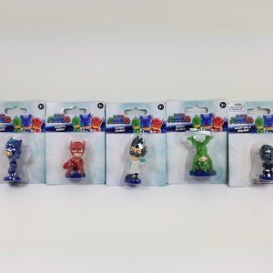 PJ Masks Action Figures Cake decoration set approximately 2" +